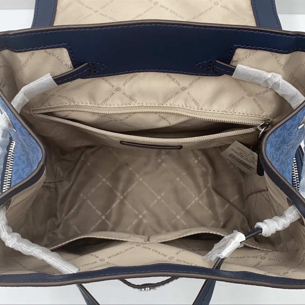MICHAEL KORS LG CHAIN BACKPACK & SM TZ COINPOUCH - Picture 15 of 16